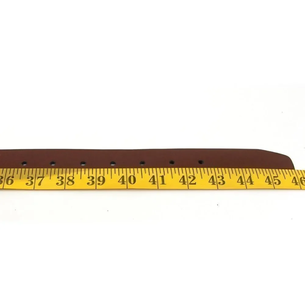 CLASSIC BROWN GENUINE LEATHER 1.25